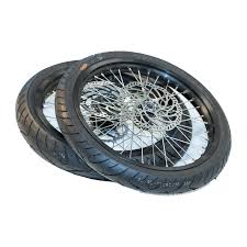 Supermoto wheel set 17in for Surron Lbx/E ride